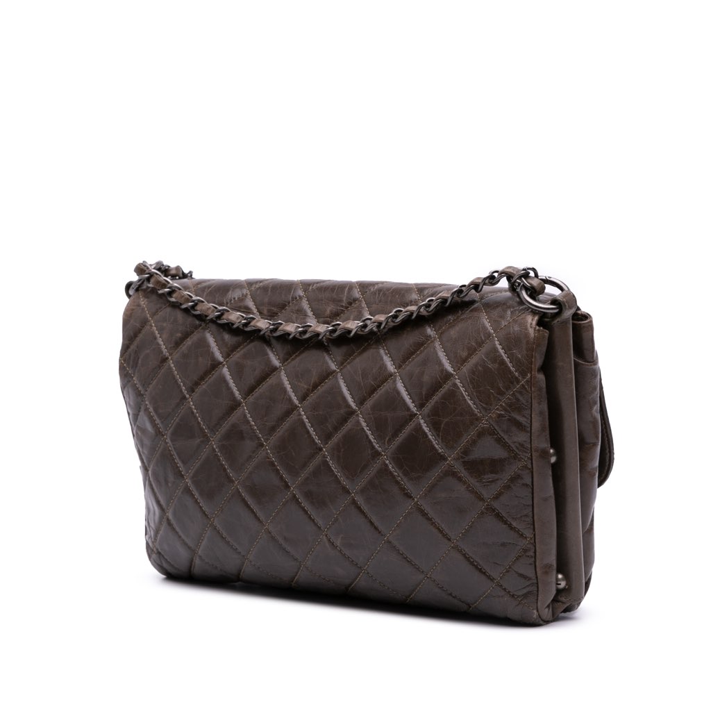 Chanel Quilted Glazed Calfskin Soft Boy Flap - 2