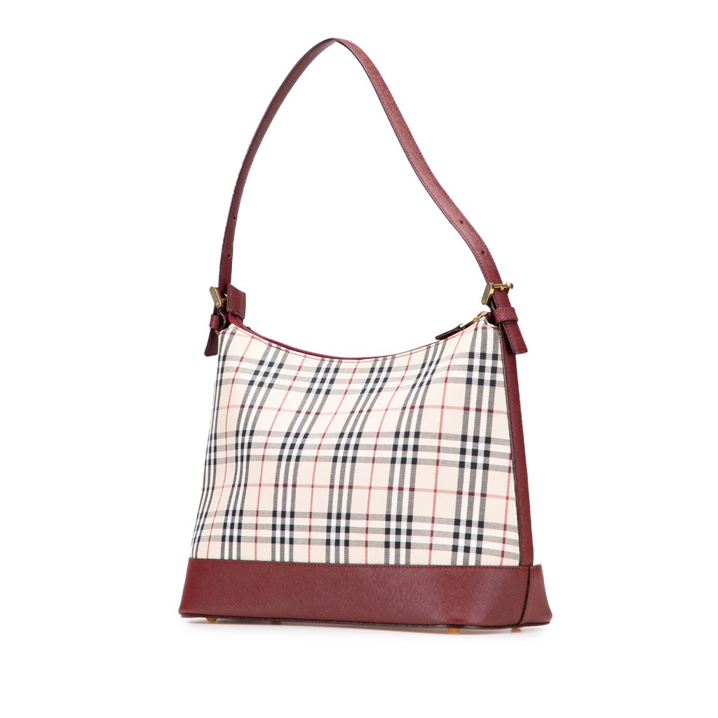 Burberry House Check Canvas Shoulder Bag - 2