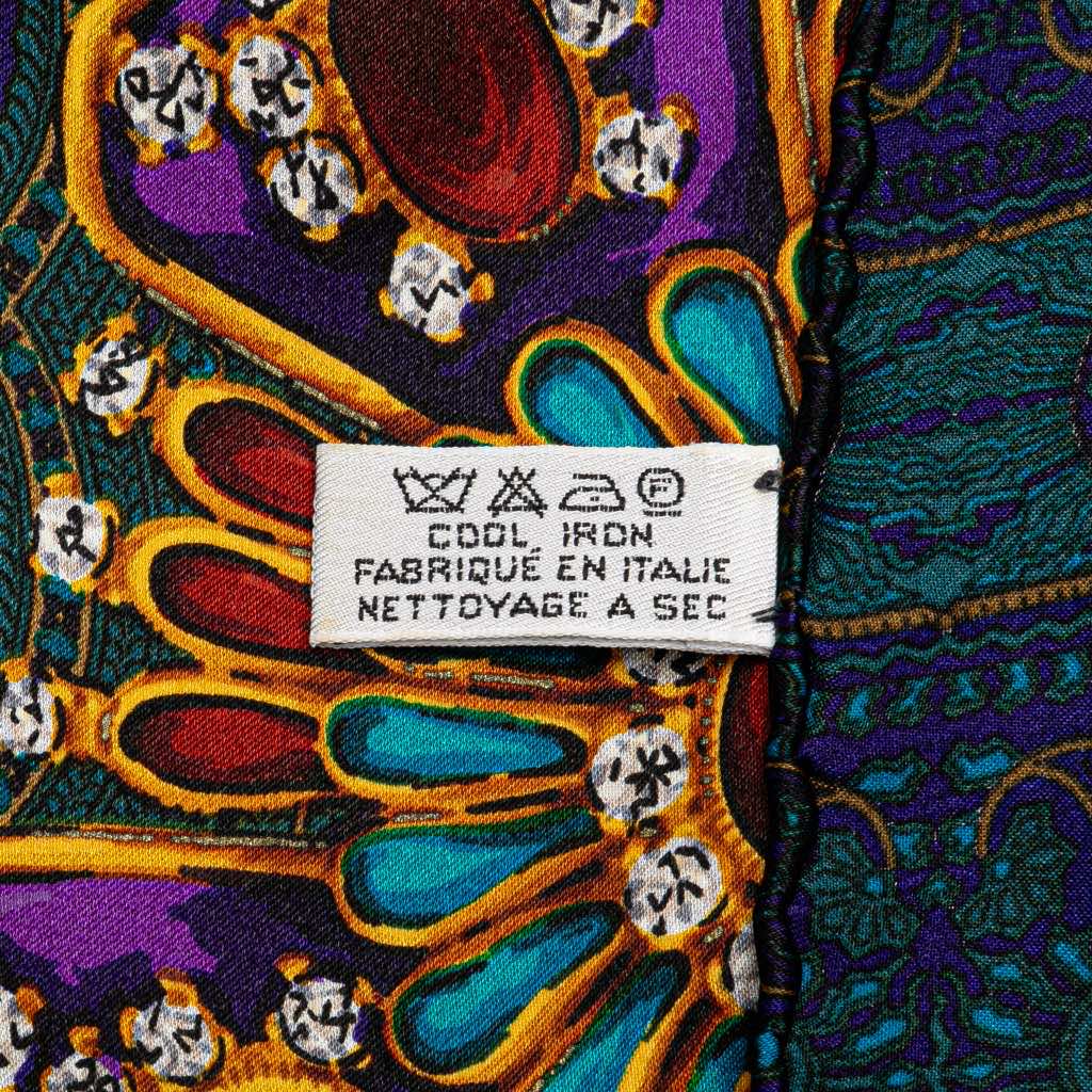 Chanel Gripoix Silk Scarf - Side view