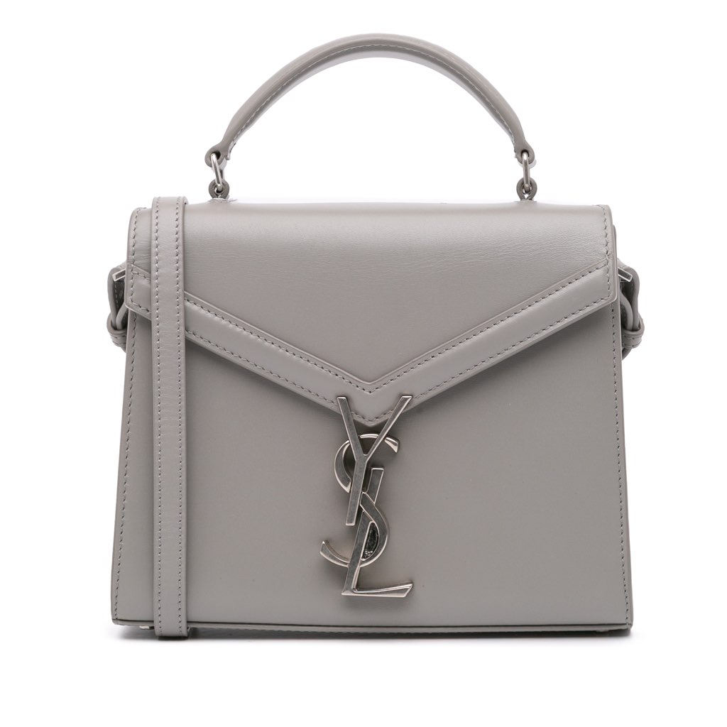 Saint Laurent Mini Leather Cassandra Top Handle Bag