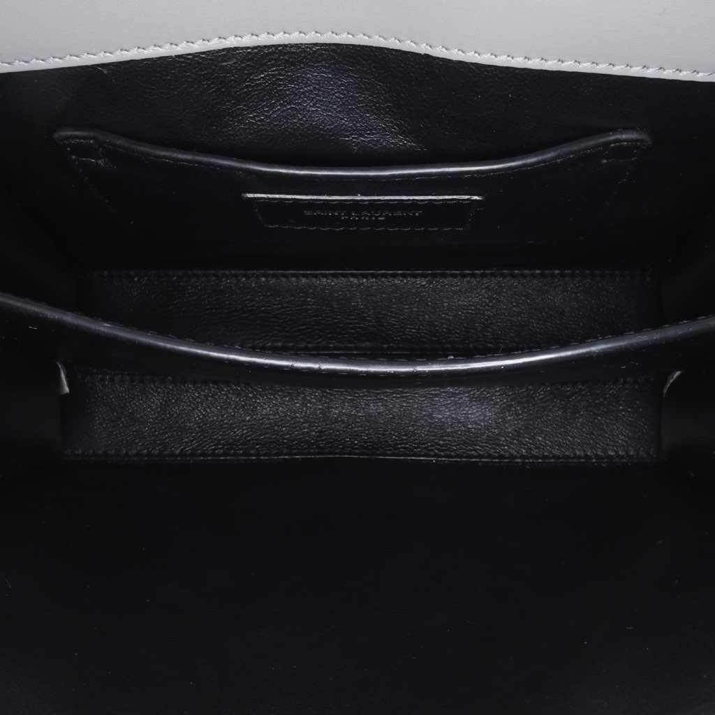 Saint Laurent Mini Leather Cassandra Top Handle Bag - 4