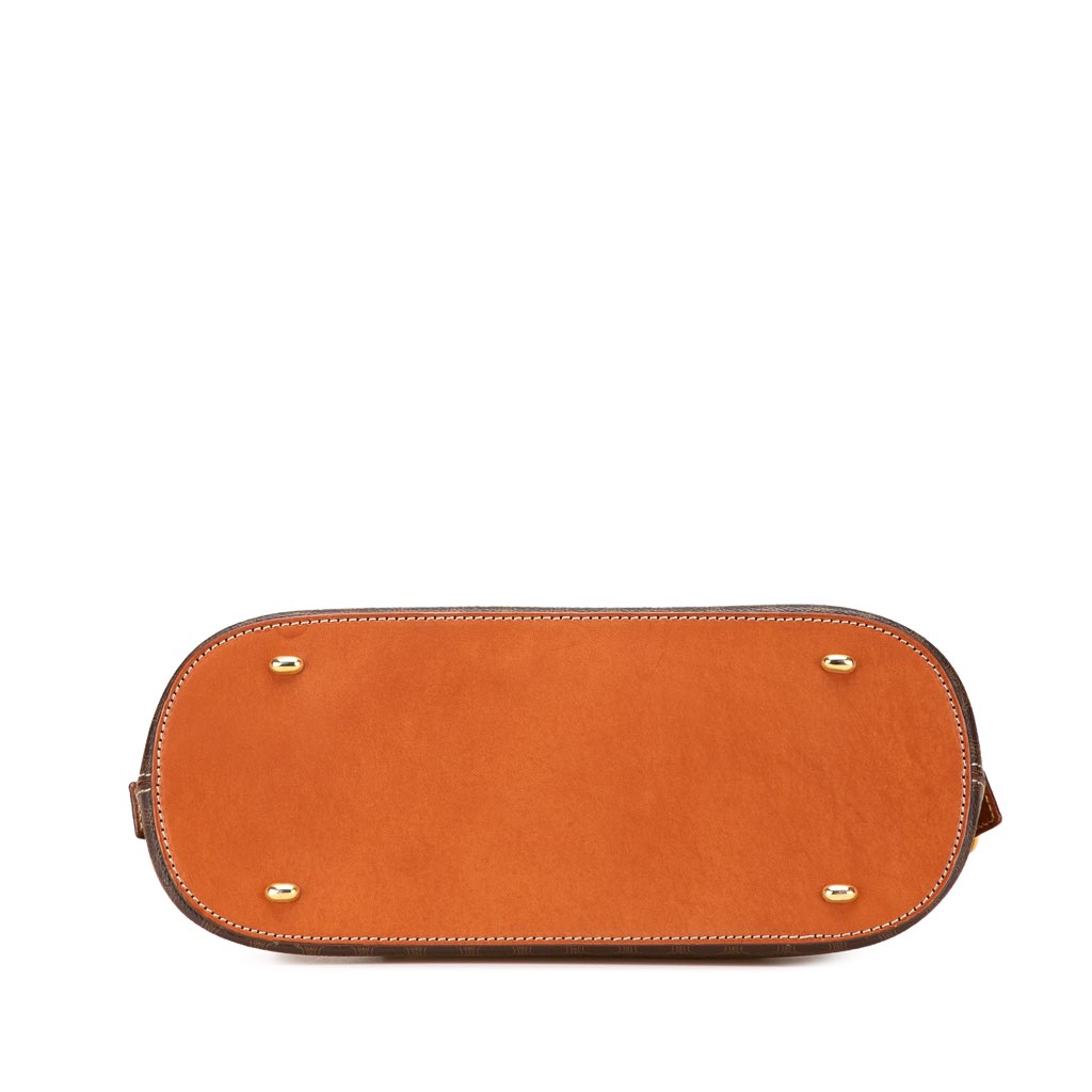 Celine Macadam Coated Canvas Dome Satchel - 3