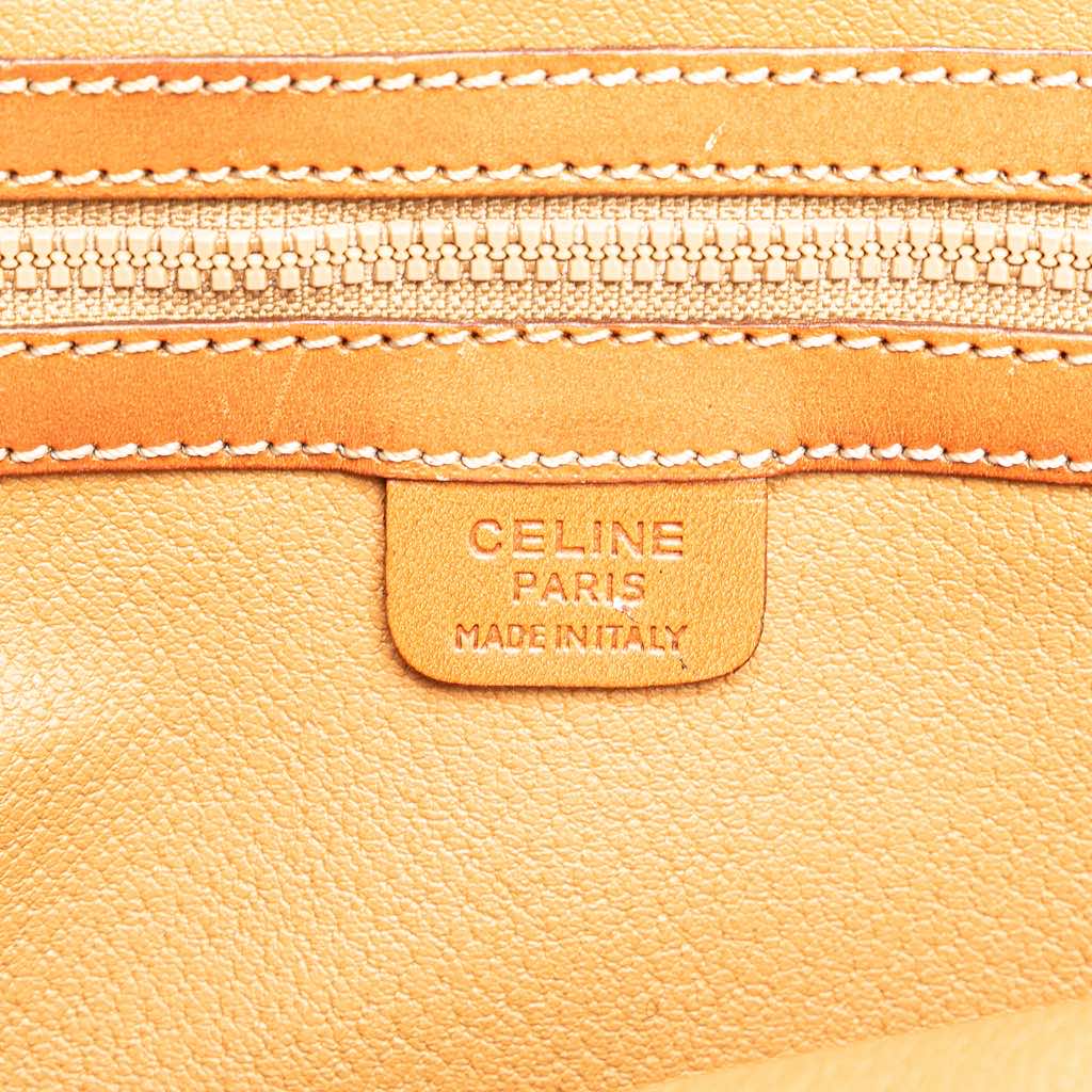 Celine Macadam Coated Canvas Dome Satchel - 5