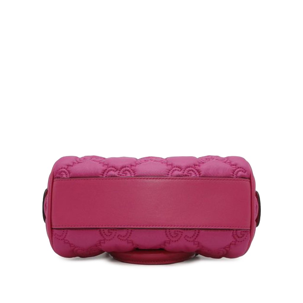 Gucci Mini GG Matelasse Nylon Marmont Satchel - 3