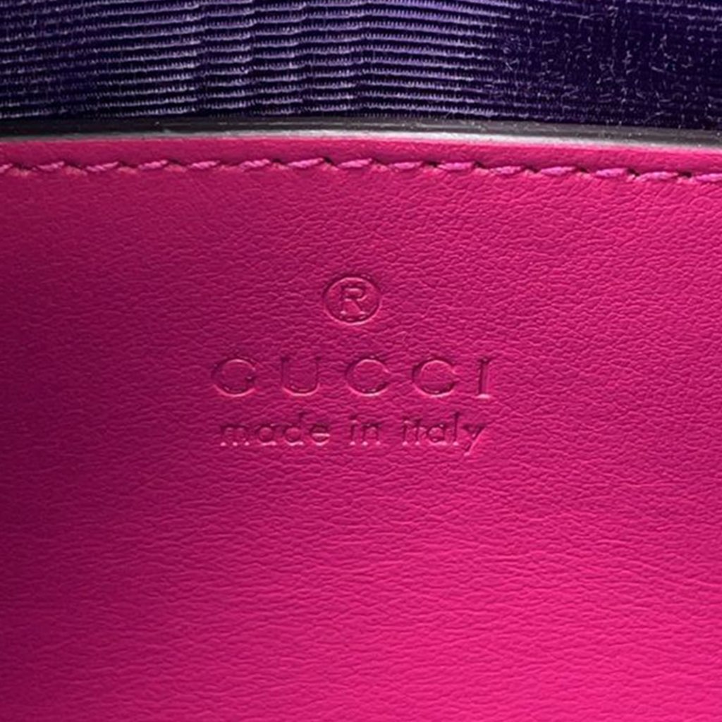Gucci Mini GG Matelasse Nylon Marmont Satchel - 5