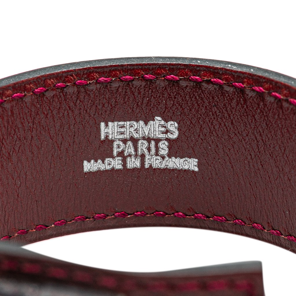 Hermès Leather Cadenas Artemis Bracelet M - 4