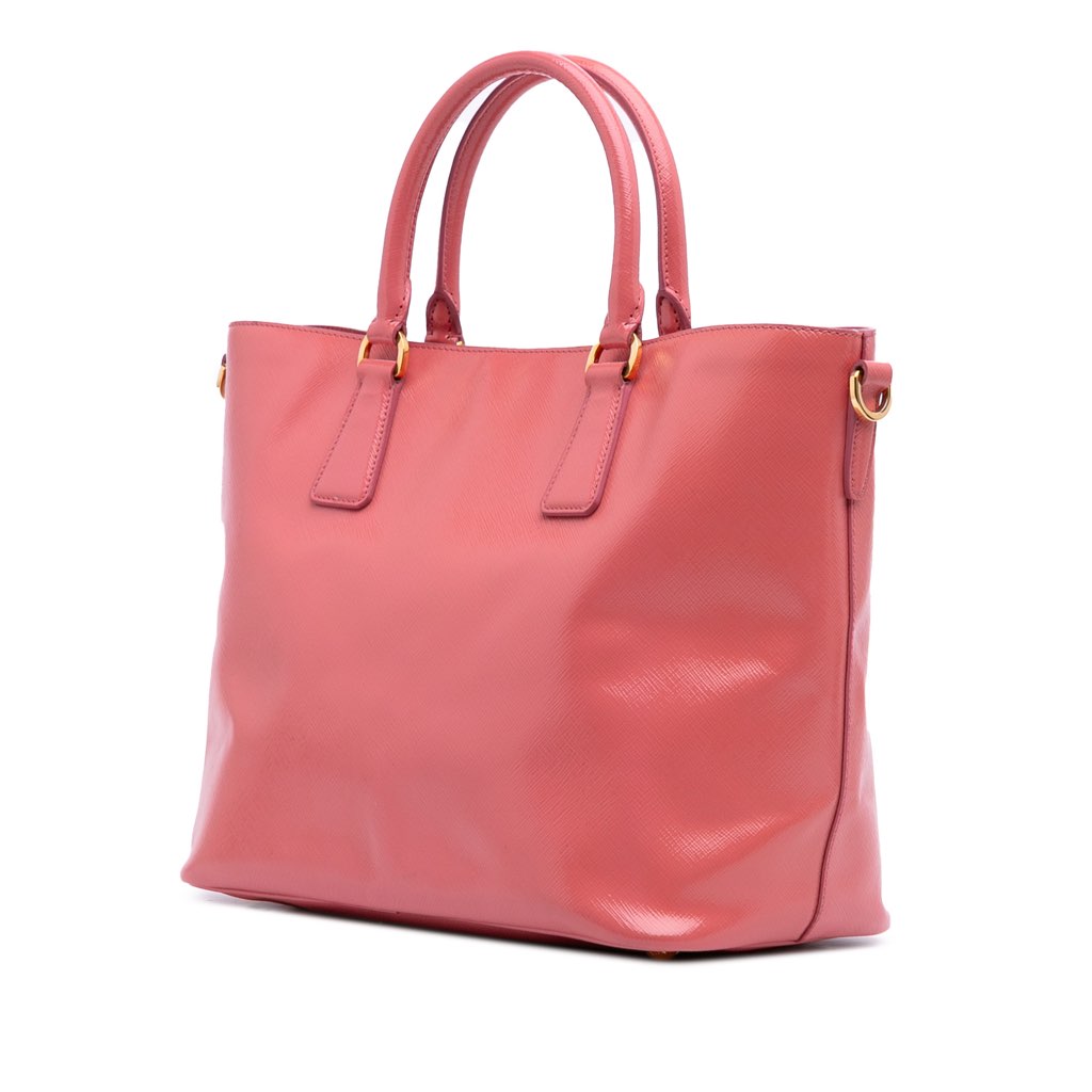 Prada Saffiano Vernice Satchel - 2