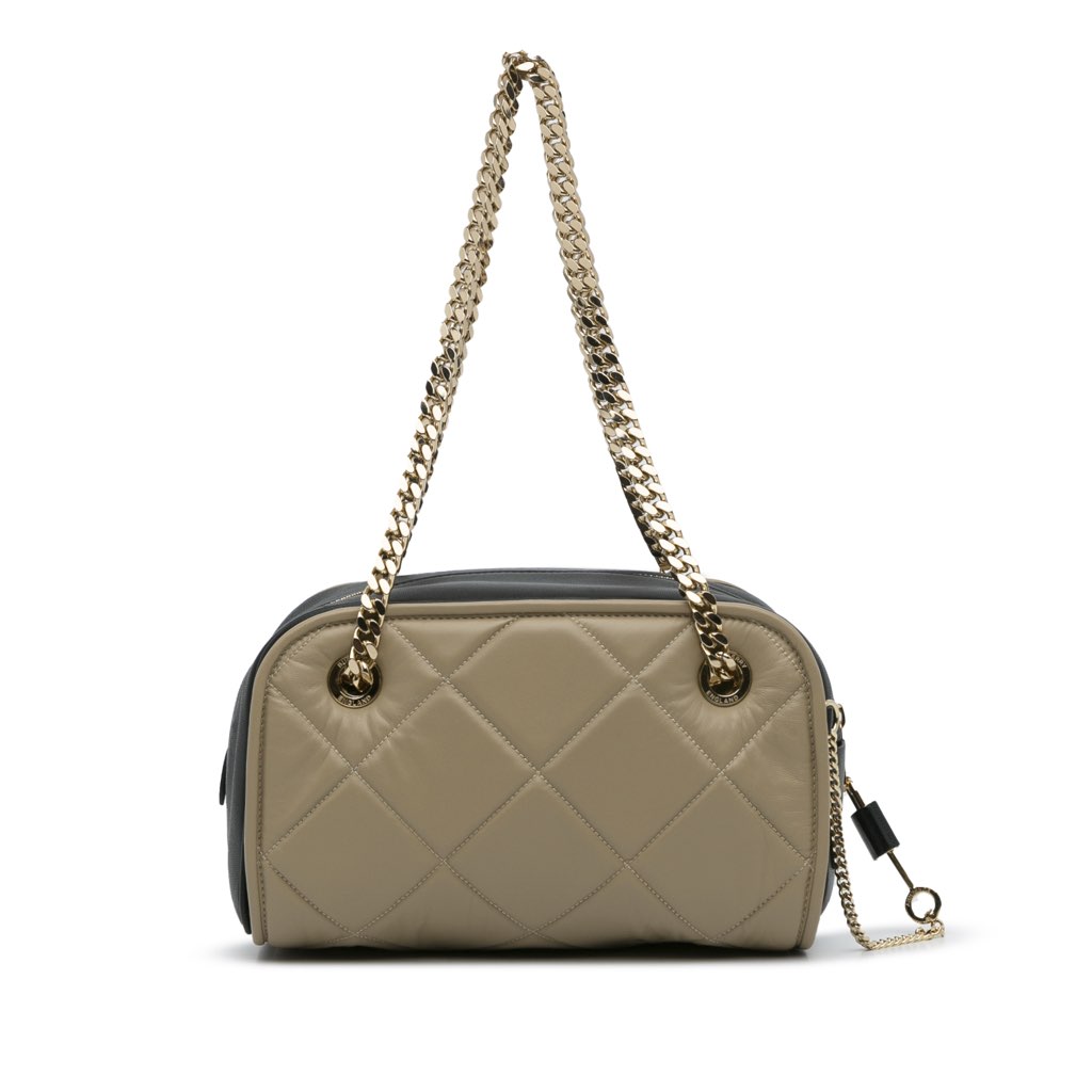 Burberry Quilted Cube Chain Shoulder Bag - 3