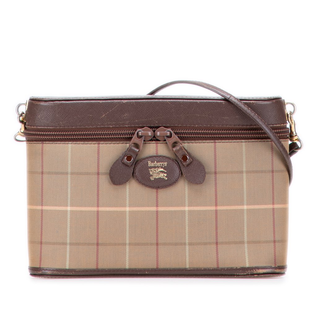 Burberry Vintage Check Canvas Crossbody