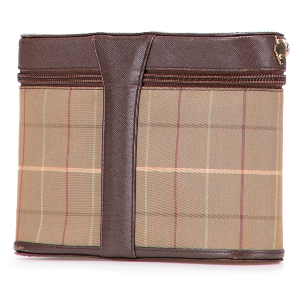 Burberry Vintage Check Canvas Crossbody - Back view