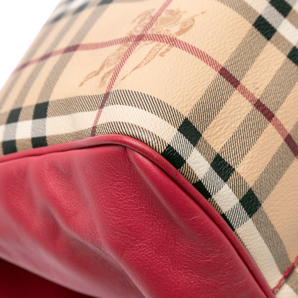 Burberry Small Haymarket Check Canvas Canterbury Tote - Detail 2