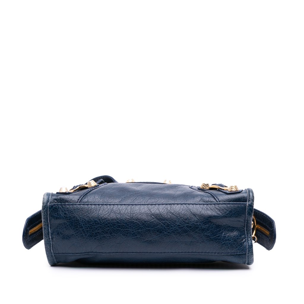 Balenciaga Mini Lambskin Motocross City Giant 21 Satchel - 3