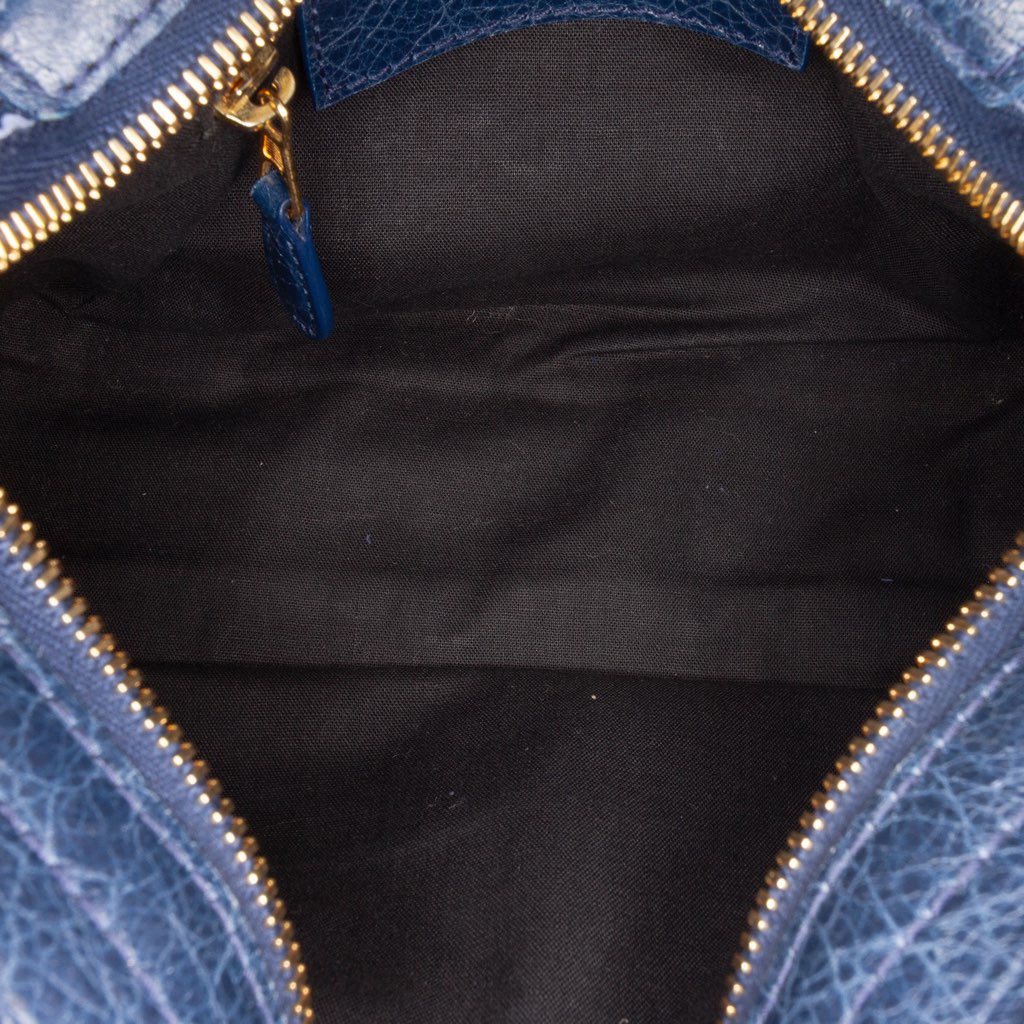 Balenciaga Mini Lambskin Motocross City Giant 21 Satchel - 4