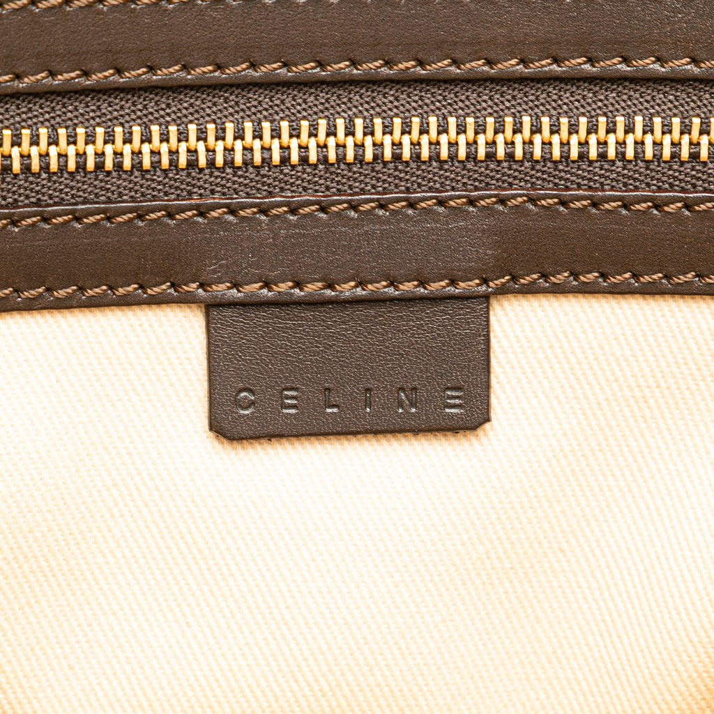 Celine C Macadam Canvas Tote - Side view