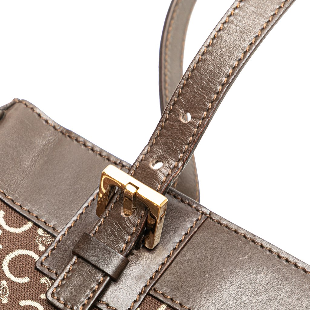 Celine C Macadam Canvas Tote - Image 11