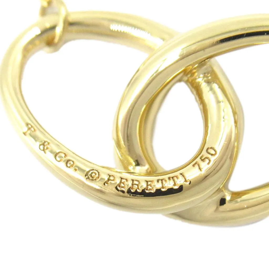 Tiffany & Co 18K Yellow Gold Elsa Peretti Double Loop Necklace Gold Gold Good - Model View