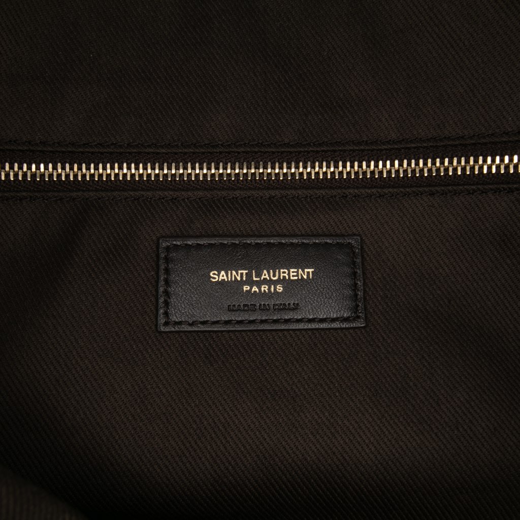 Saint Laurent Coated Canvas Le Monogramme Shoulder Bag - Side view