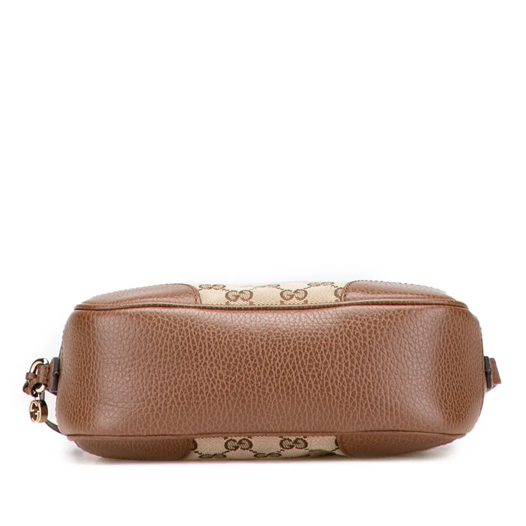 Gucci GG Canvas Bree Crossbody Brown Canvas Good - Inside View