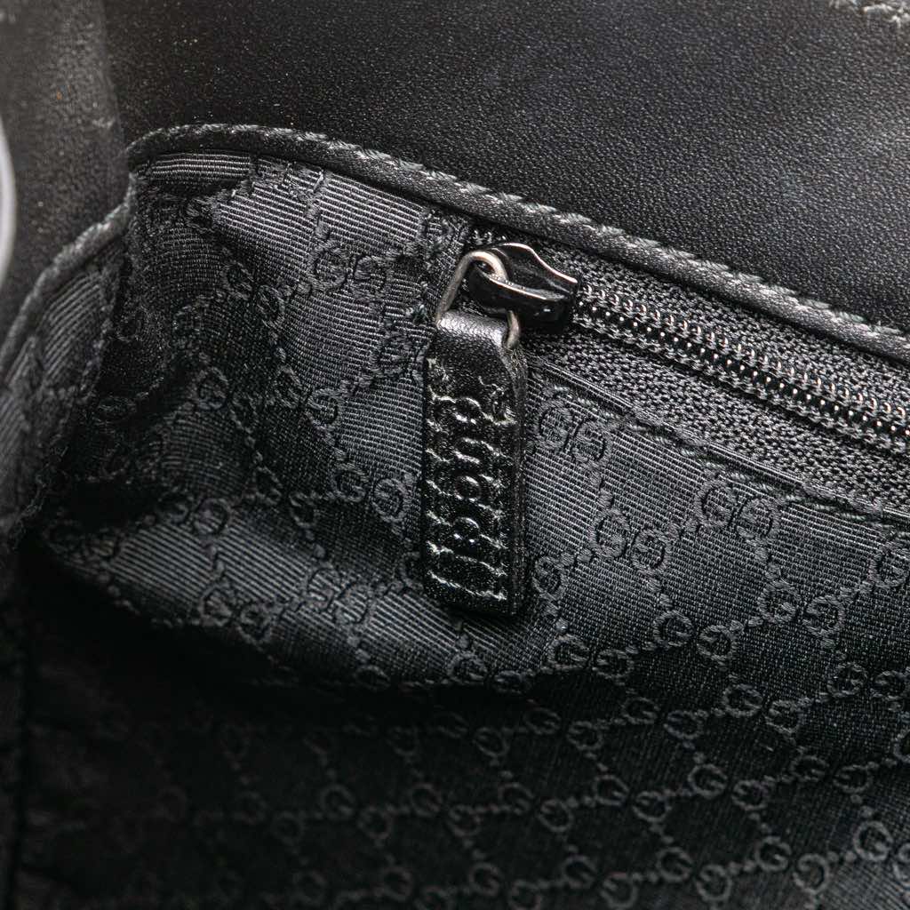 Gucci Leather Web Handbag - Side view