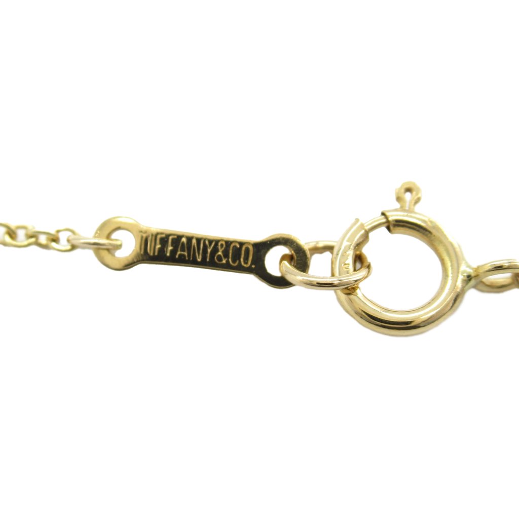 Tiffany & Co 18K Yellow Gold Elsa Peretti Teardrop Pendant Necklace - 4