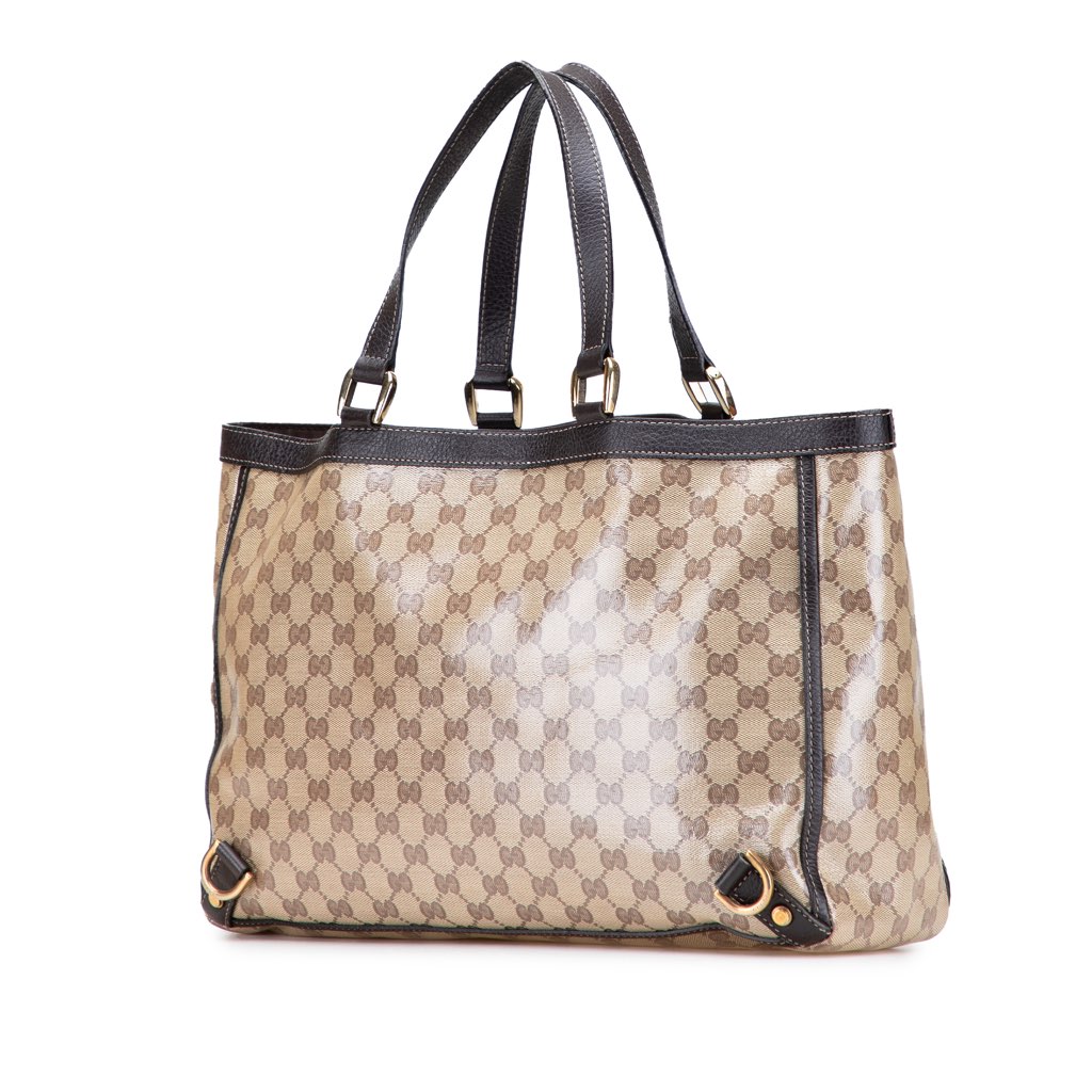 Gucci GG Crystal Abbey D Ring Tote - Back view