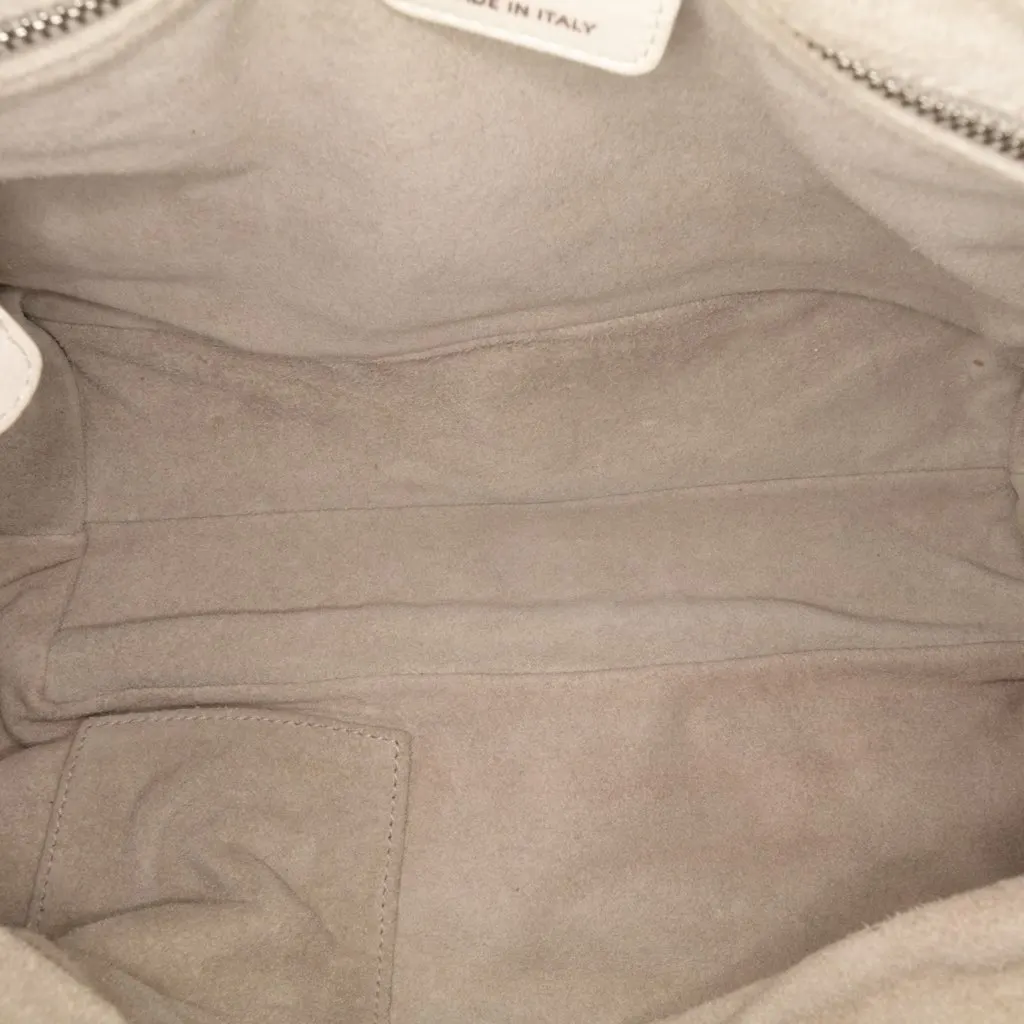 Dior Leather Jazz Club Shoulder Bag White Leather Good - Model View