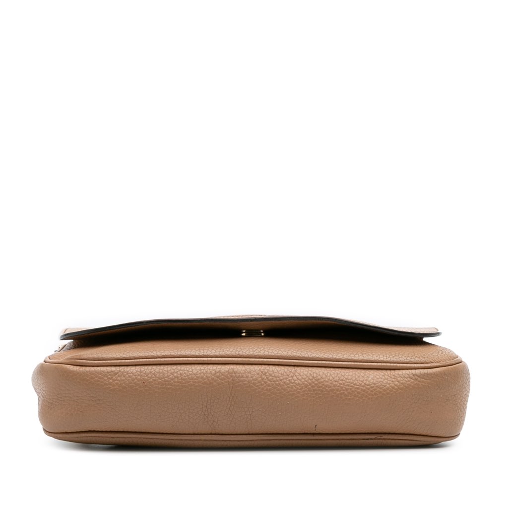 Gucci Medium Leather Soho Chain Flap Crossbody - 3