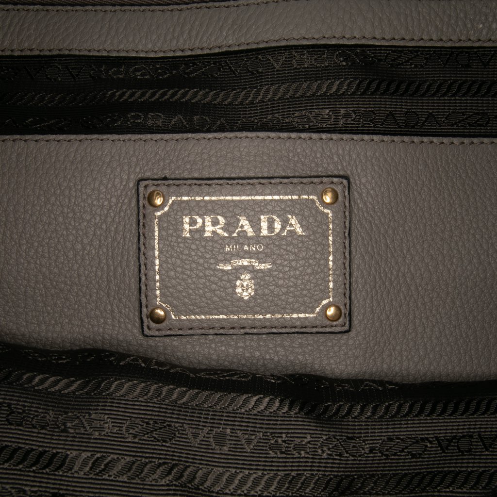 Prada Vitello Daino Open Convertible Tote - 5