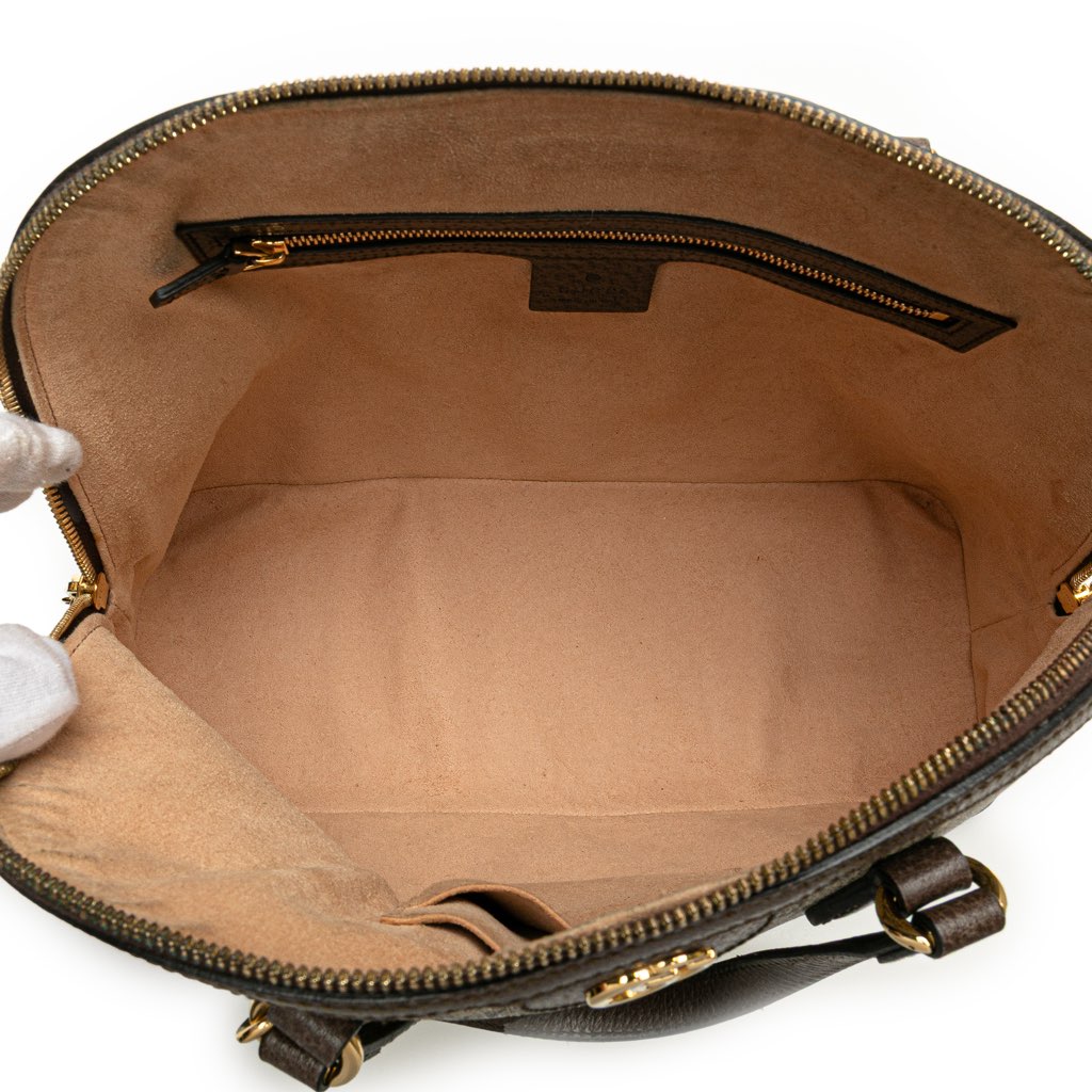 Gucci Medium GG Supreme Ophidia Web Satchel - 4