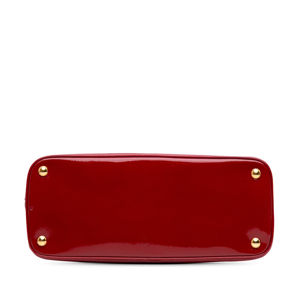 Prada Medium Saffiano Vernice Promenade Satchel - 3