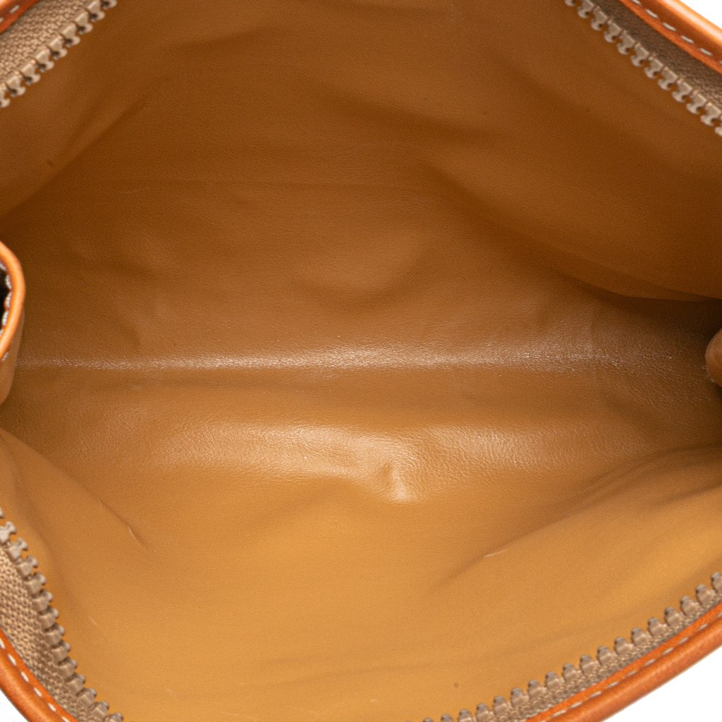 Celine Macadam Coated Canvas Clutch - 4