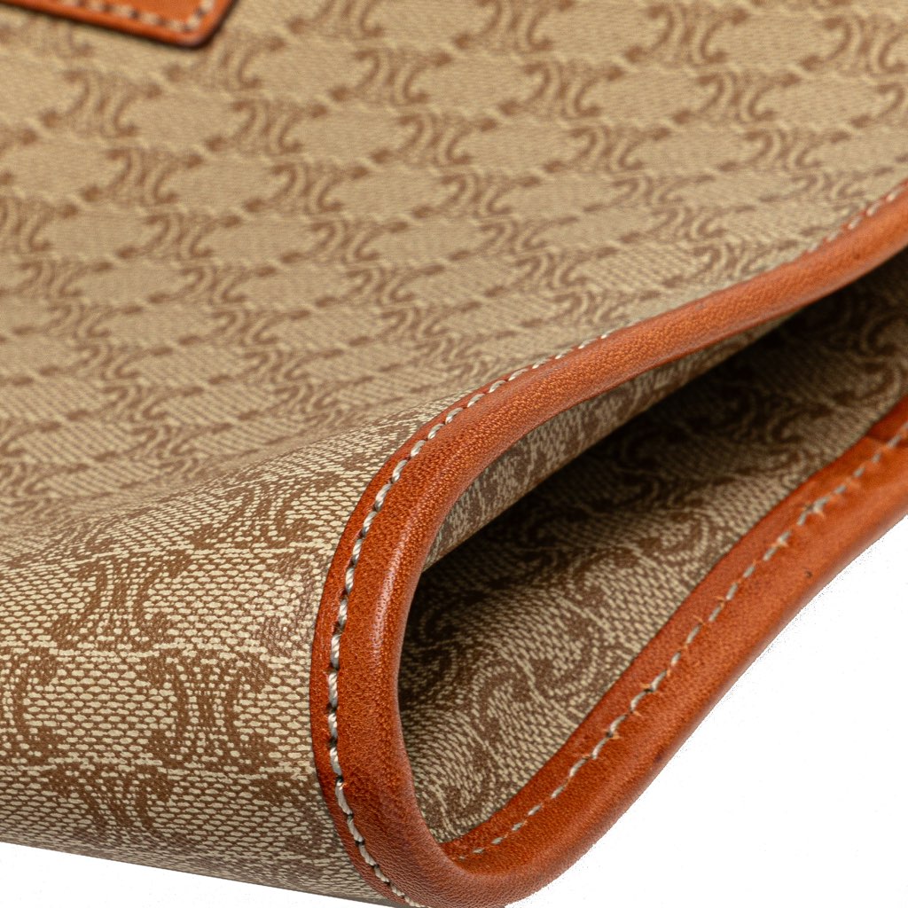 Celine Macadam Coated Canvas Clutch - Image 11