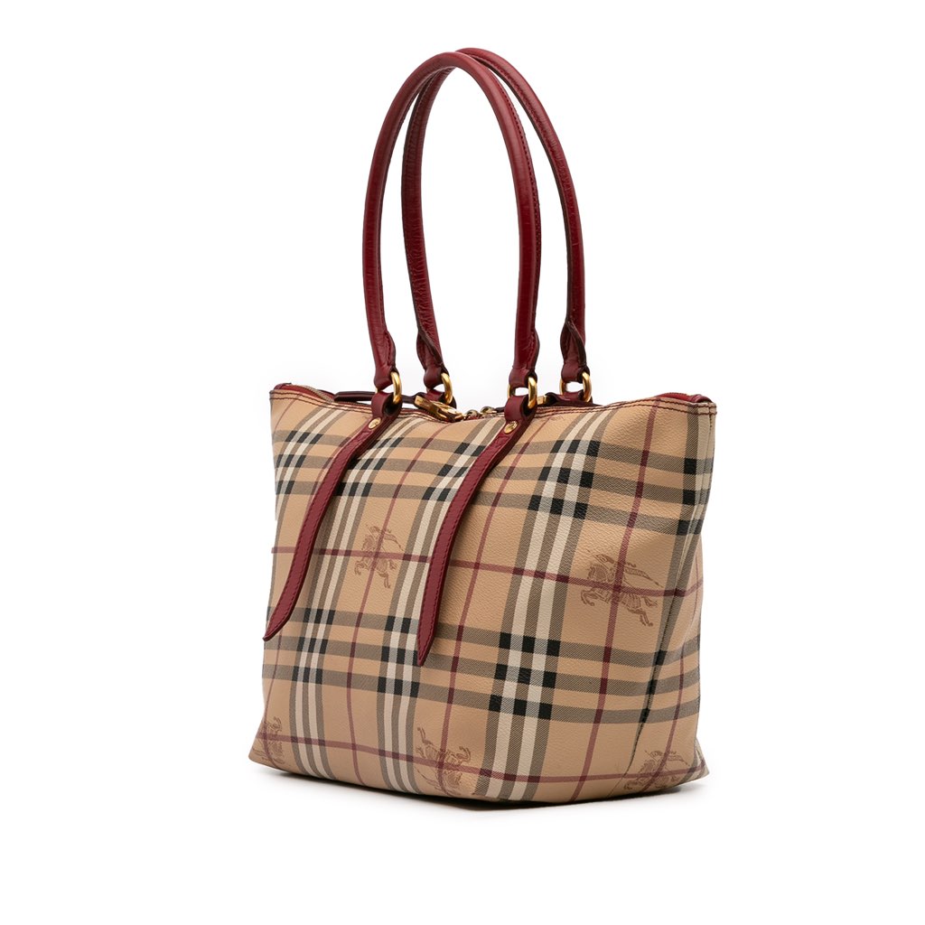 Burberry Small Haymarket Check Coated Canvas Salisbury Tote - 2