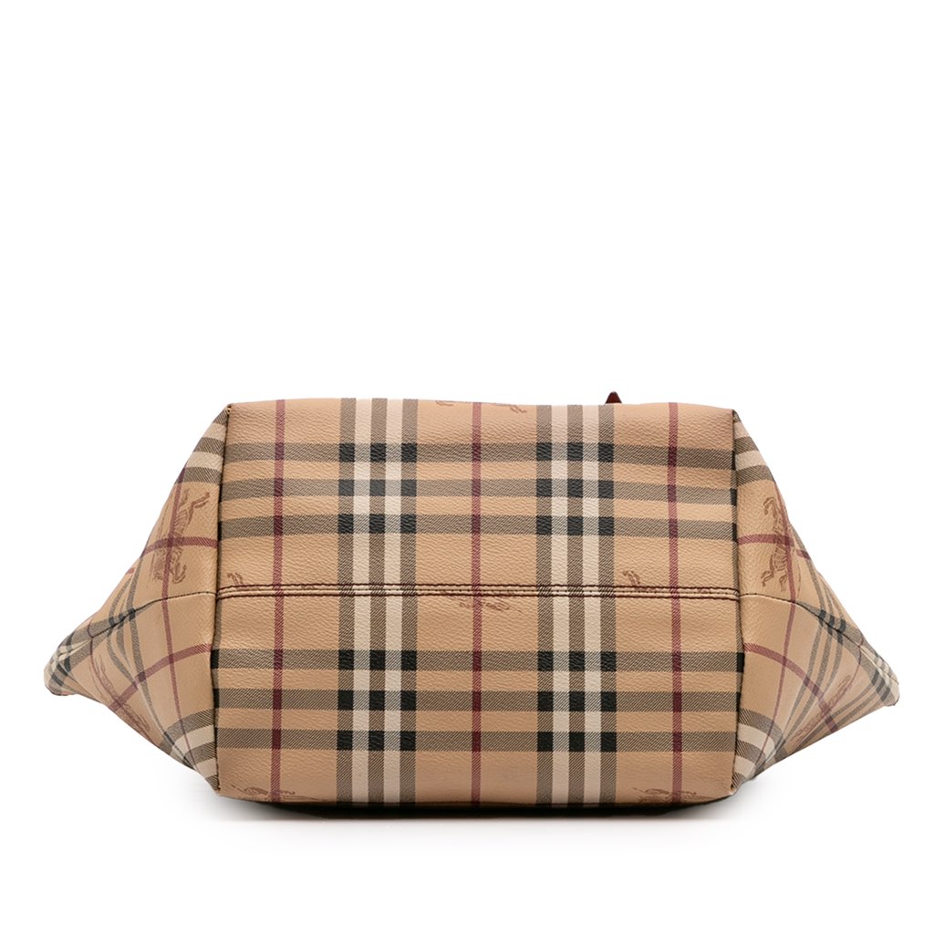 Burberry Small Haymarket Check Coated Canvas Salisbury Tote - 3