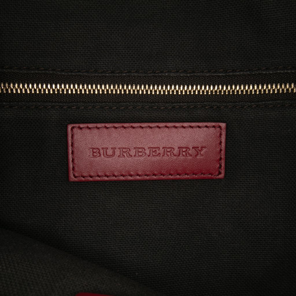 Burberry Small Haymarket Check Coated Canvas Salisbury Tote - 5