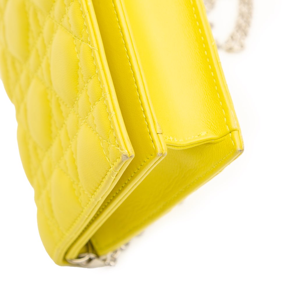 Dior Lambskin Cannage Lady Dior Wallet On Chain - Detail 2