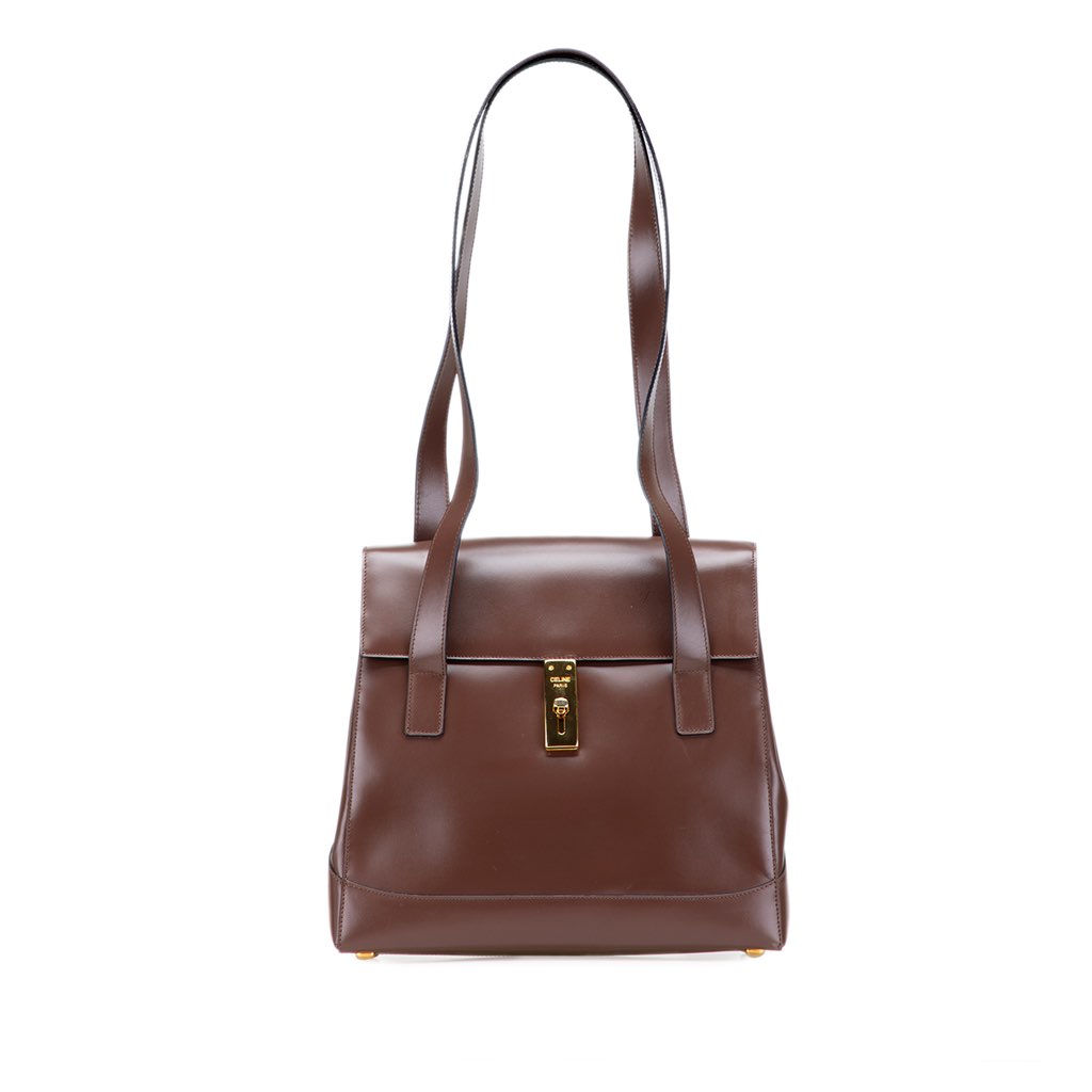 Celine Leather Shoulder Bag