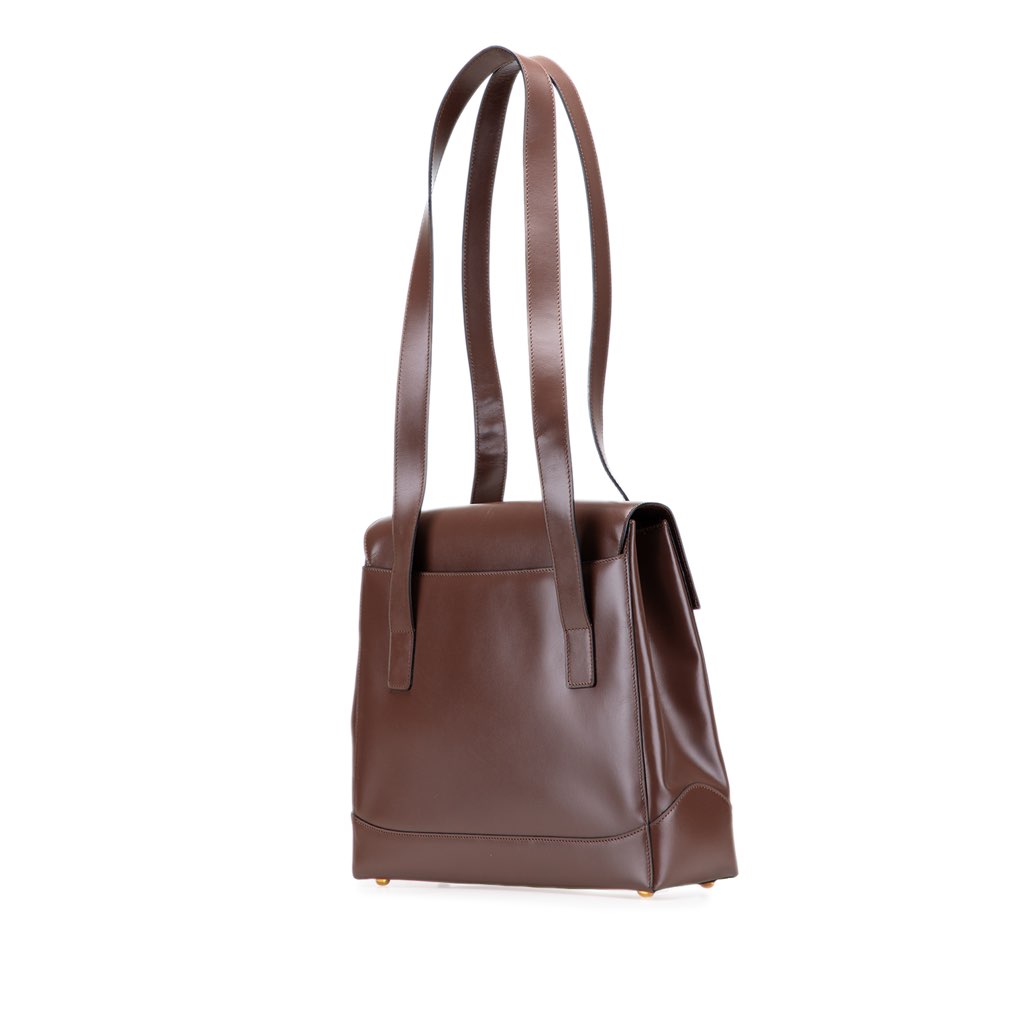 Celine Leather Shoulder Bag - 2