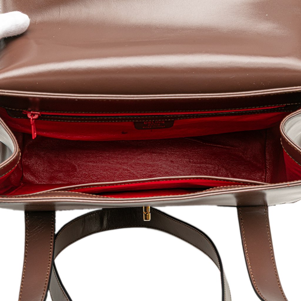 Celine Leather Shoulder Bag - 4