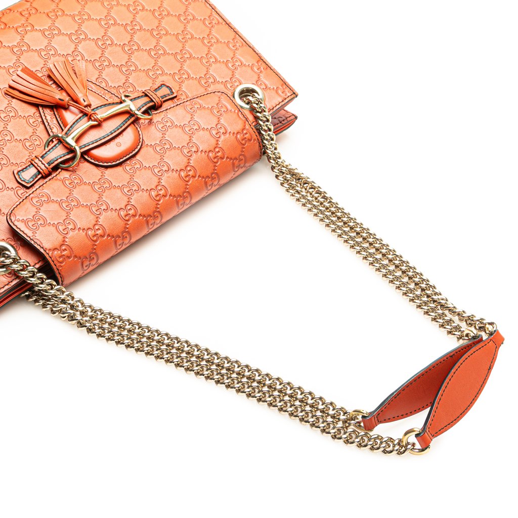 Gucci Large Guccissima Emily Shoulder Bag - Image 13