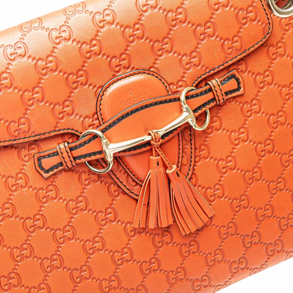 Gucci Large Guccissima Emily Shoulder Bag - Image 10