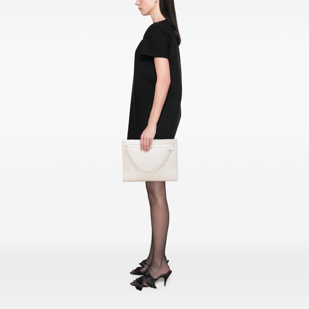 Louis Vuitton Monogram Taurillon A4 Pouch - Image 13