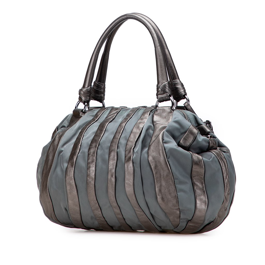 Prada Tessuto Nappa Waves Tote - 2