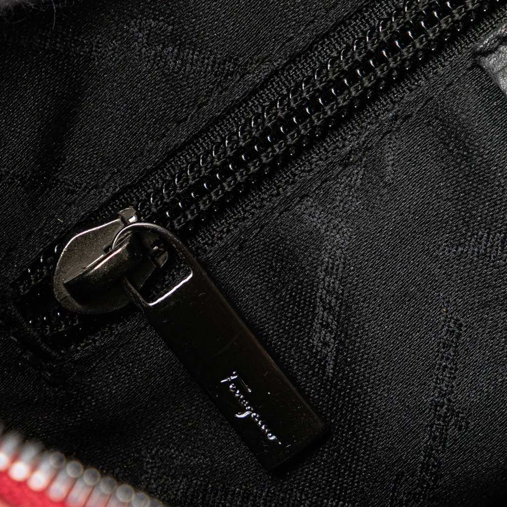 Salvatore Ferragamo Gancini Canvas Shoulder Bag - Detail 1