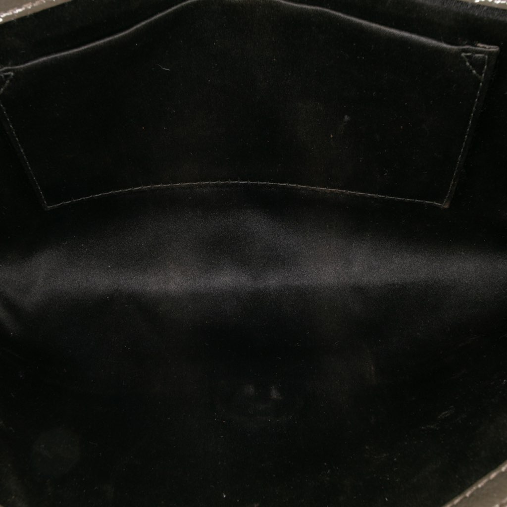 Yves Saint Laurent Large Patent Belle De Jour Clutch - 4