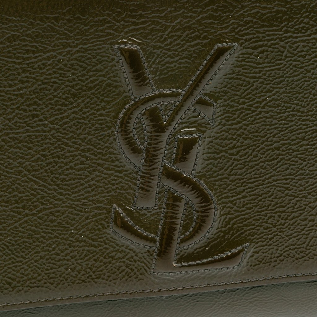 Yves Saint Laurent Large Patent Belle De Jour Clutch - 5