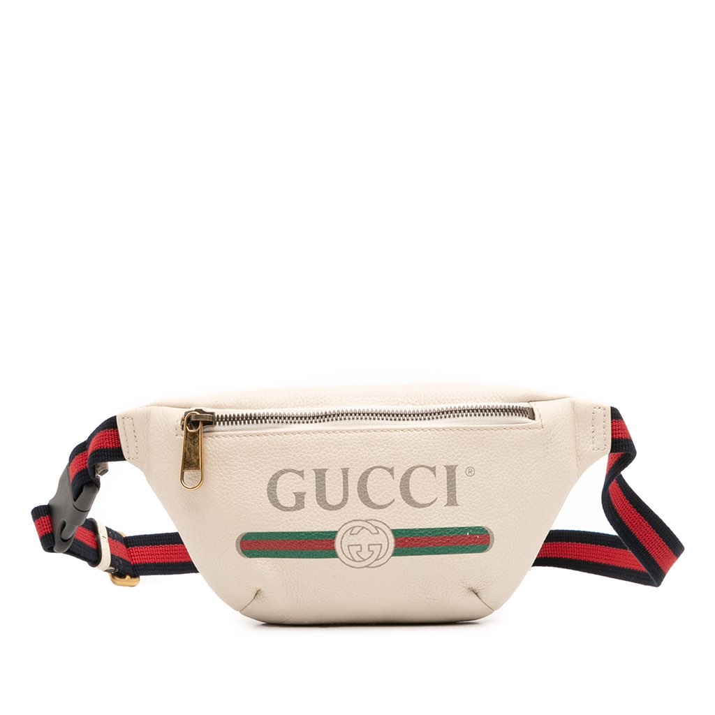 Gucci Leather Logo Belt Bag