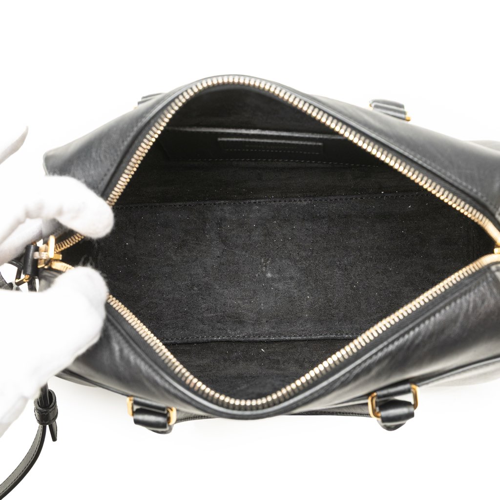 Saint Laurent Baby Leather Classic Duffle Satchel - 4
