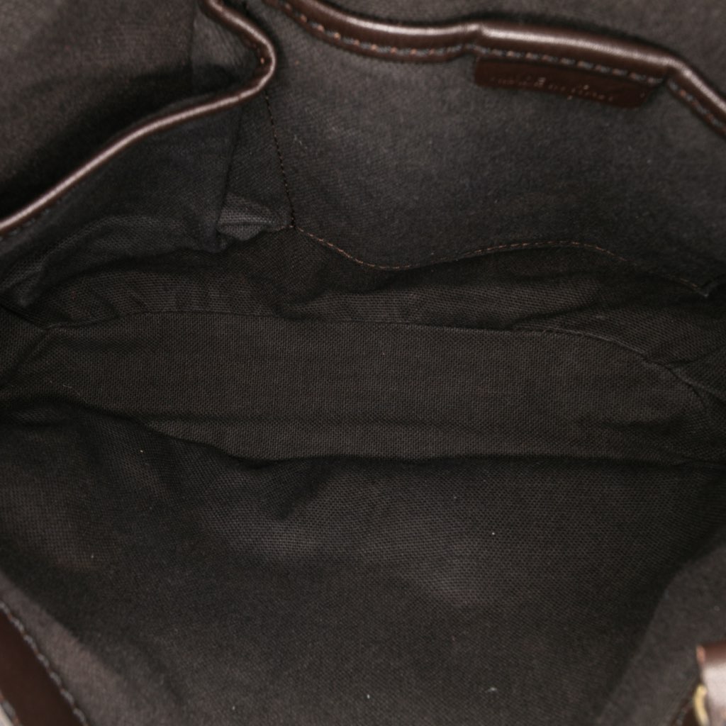 Burberry Haymarket Check Coated Canvas Satchel - 5