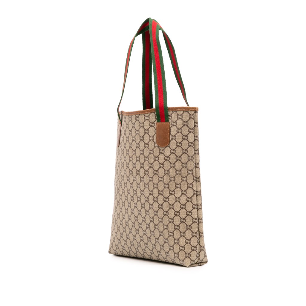 Gucci GG Supreme Plus Web Tote - 2